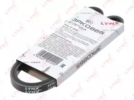 Ремень поликлиновой 865 мм 3 ручьев LYNXAUTO 3PK0865