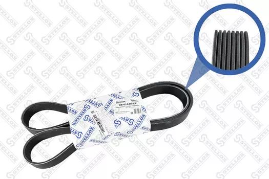 Ремень поликлиновой 1440 мм 8 ручьев STELLOX 08-01440-SX