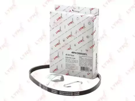 Ремень поликлиновой 922 мм 4 ручьев LYNXAUTO 4PK0922EL