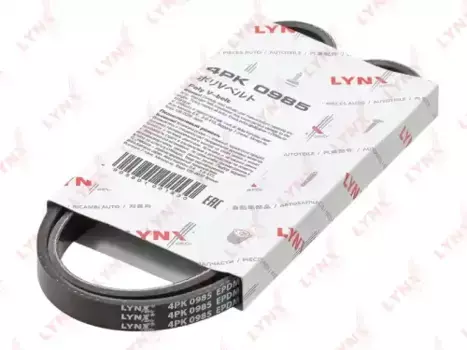 Ремень поликлиновой 985 мм 4 ручьев LYNXAUTO 4PK0985