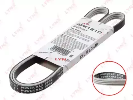 Ремень поликлиновой LYNXAUTO 4PK1210