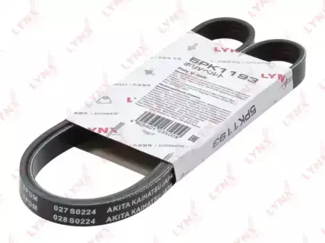 Ремень поликлиновой LYNXAUTO 5PK1193