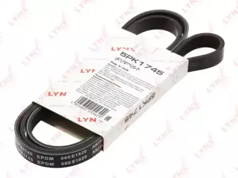 Ремень поликлиновой LYNXAUTO 5PK1745