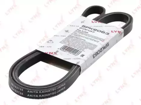 Ремень поликлиновой LYNXAUTO 5PK2063
