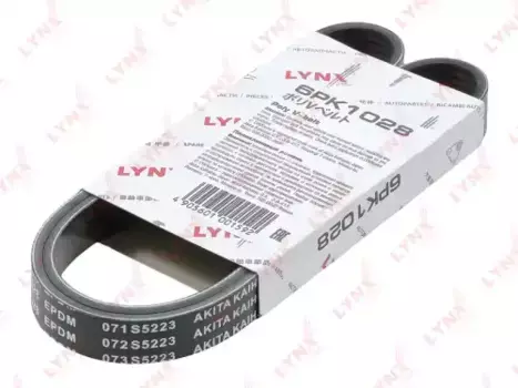 Ремень поликлиновой LYNXAUTO 6PK1028