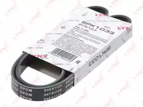 Ремень поликлиновой LYNXAUTO 6PK1033