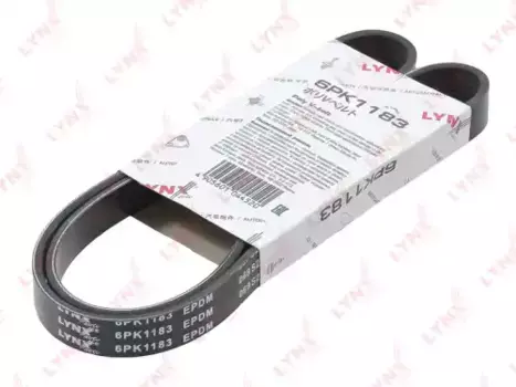 Ремень поликлиновой LYNXAUTO 6PK1183