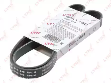Ремень поликлиновой LYNXAUTO 6PK1190