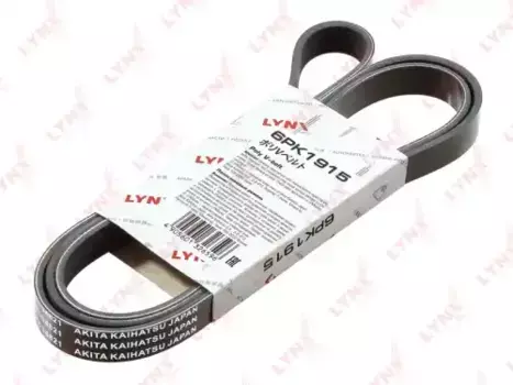 Ремень поликлиновой LYNXAUTO 6PK1915