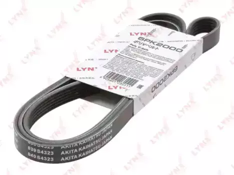 Ремень поликлиновой LYNXAUTO 6PK2000