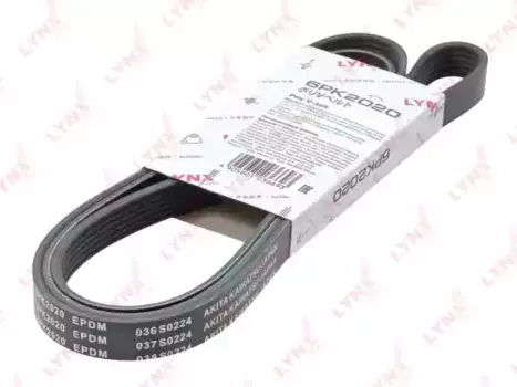 Ремень поликлиновой LYNXAUTO 6PK2020