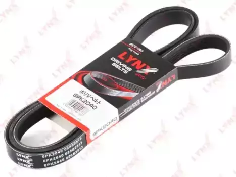 Ремень поликлиновой LYNXAUTO 6PK2040