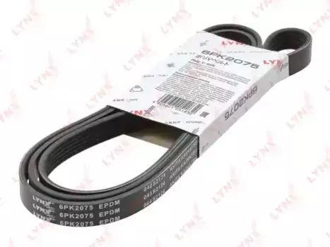 Ремень поликлиновой LYNXAUTO 6PK2075