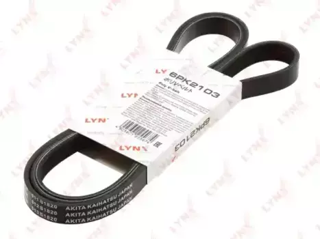 Ремень поликлиновой LYNXAUTO 6PK2103