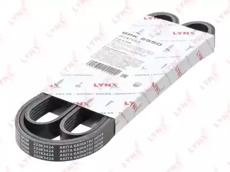 Ремень поликлиновой LYNXAUTO 6PK2550