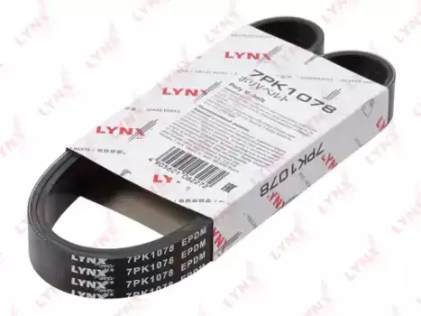 Ремень поликлиновой LYNXAUTO 7PK1078