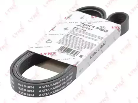 Ремень поликлиновой LYNXAUTO 7PK1760