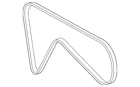 Ремень поликлиновой MB 012 997 54 92