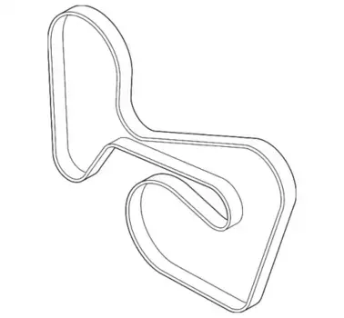 Ремень поликлиновой SUZUKI 1752154L31