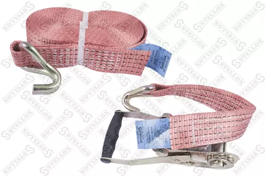 Стяжной ремень STELLOX 80-00101-SX 10 т стальные крюки 8 м