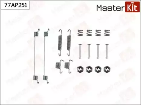 ремк-кт торм.колодок зад.!\ Fiat Marea 1.4 12V/1.6 16V/1.8 16V/1.9TD 96> 77AP251 MASTERKIT