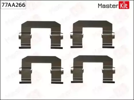 ремк-т тормозных колодок передних!\ Hyundai Santa Fe 2.0CRDi/2.4-2.7, KIA Carnival 11> 77AA266 MASTERKIT
