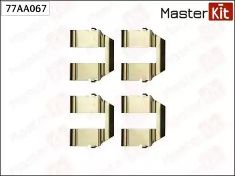 ремк-т тормозных колодок задн.!\ Ford Galaxy 1.9TDi/2.0i/2.3 16V 95-06 77AA067 MASTERKIT