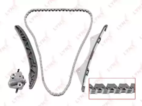 ремкомплект цепи ГРМ!\ Chevrolet Cobalt II 13> TK-0221 LYNXAUTO