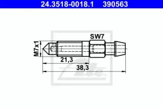 Ремкомплект цилиндра тормозного ATE 24.3518-0018.1
