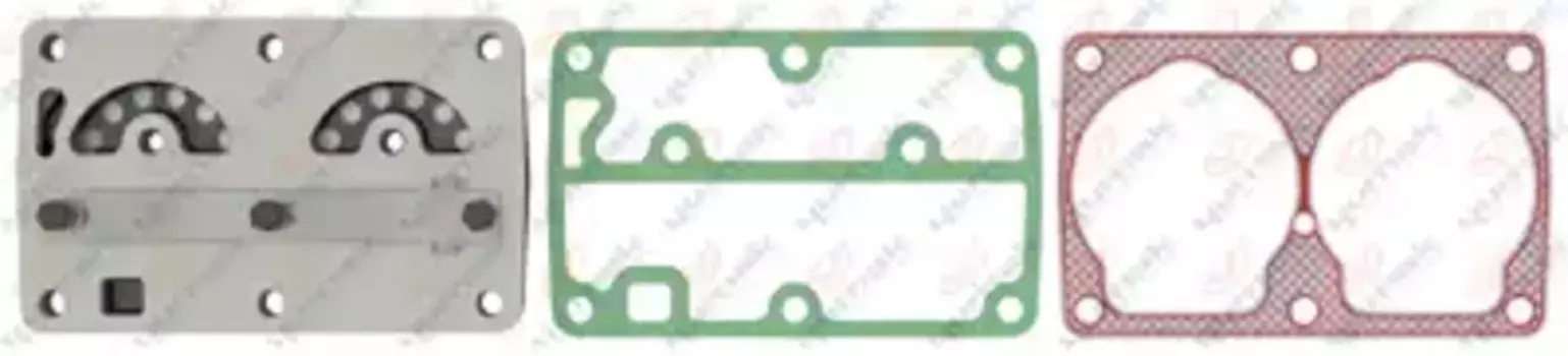 ремкомплект компрессора! (м) плита с прокладками, клапанами\ RVI Premium DCi-11 RK.01.189 YUMAK