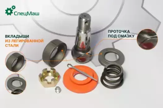 ремкомплект наконечника! рулевой тяги 8 наим., вкладыши МЕТАЛЛ\Камаз-5320,65115,6520 5320-3414008-01 СПЕЦМАШ