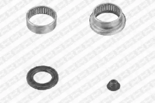 ремкомплект подшипников зад. балки\ Peugeot 206 1.6/1.9D/2.0HDi 98> со стаб-ром KS559.04 SNR