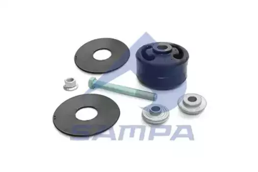 ремкомплект сайлентблока рессоры! с/блок, болт, гайка\ MB 010.850 SAMPA