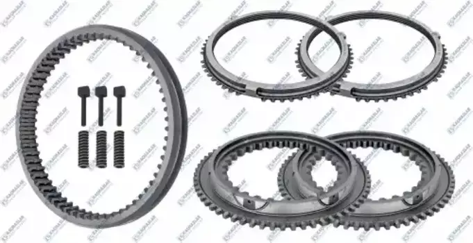 ремкомплект синхронизатора КПП! 1/2 передачи\ ZF 16S-151/181/221/251 K20.00878 KACMAZLAR