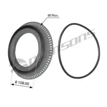 ремкомплект ступицы! сальник с ABS 107.5x153/185x20 (мр) + упл. кольцо\ SMB GR170 MANSONS