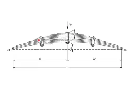 Рессора подвески ЧУСОВСКАЯ РЕССОРА 85651A-2913012