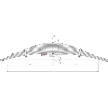 Рессора подвески ЧУСОВСКАЯ РЕССОРА 901212MZ-2912012