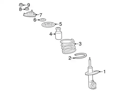 Рессора подвески MITSUBISHI 4060A373