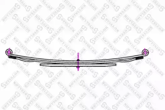 Рессора подвески STELLOX 12-00003-SX