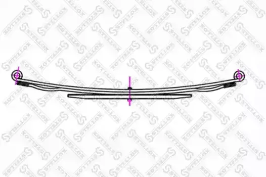 Рессора подвески STELLOX 12-00010-SX