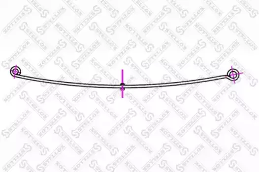 Рессора подвески STELLOX 12-00014-SX