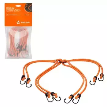 Резинка багажная AIRLINE AS-R-05 металлические крючки 0.8 м