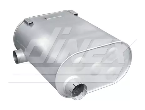 резонатор(бочка) глушителя! E-line (упр. версия) ЕВРО 1 овал. L=790 H=350 W=600\RVI Premium