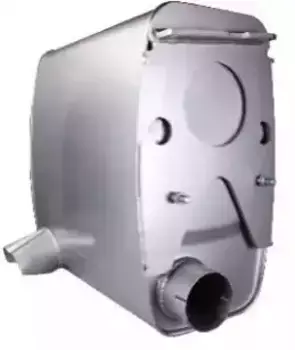 резонатор(бочка) глушителя !ЕВРО 3 прямоугольный \MAN TGA 18/26/33. D2866/2876 10590 SOYLU