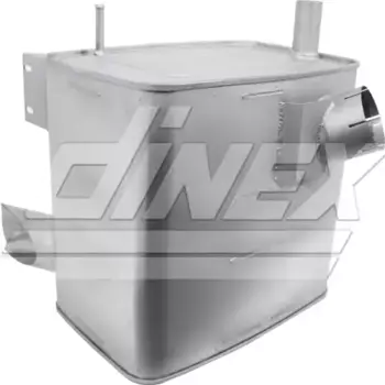 резонатор(бочка) глушителя !ЕВРО 3 прямоугольный \MB Actros 1831-4148 50450 DINEX