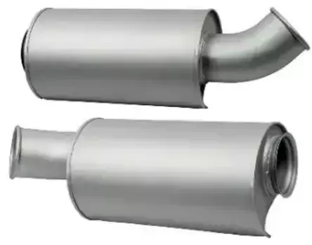 резонатор (бочка) глушителя !кругл. с выхл. труб. 245x455 \RVI Magnum, Volvo FL/M/H 48182 SOYLU