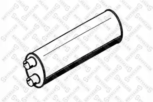 резонатор(бочка) глушителя ! овальный \MAN L2000 82-03006-SX STELLOX