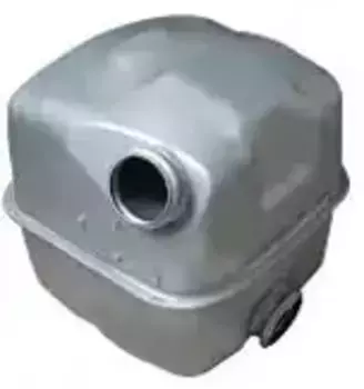 резонатор (бочка) глушителя! прямоугольный \SCANIA 34552 SOYLU