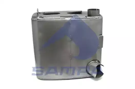 резонатор глушителя! бочка, Euro V прямоугольный\ MAN TGA/TGS/TGX 06> 022.487 SAMPA