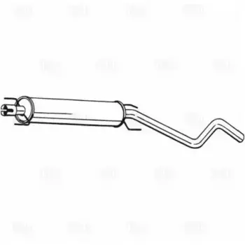 резонатор глушителя!\ Opel Astra G/H 1.6i/1.8i 03> EAM 2110 TRIALLI